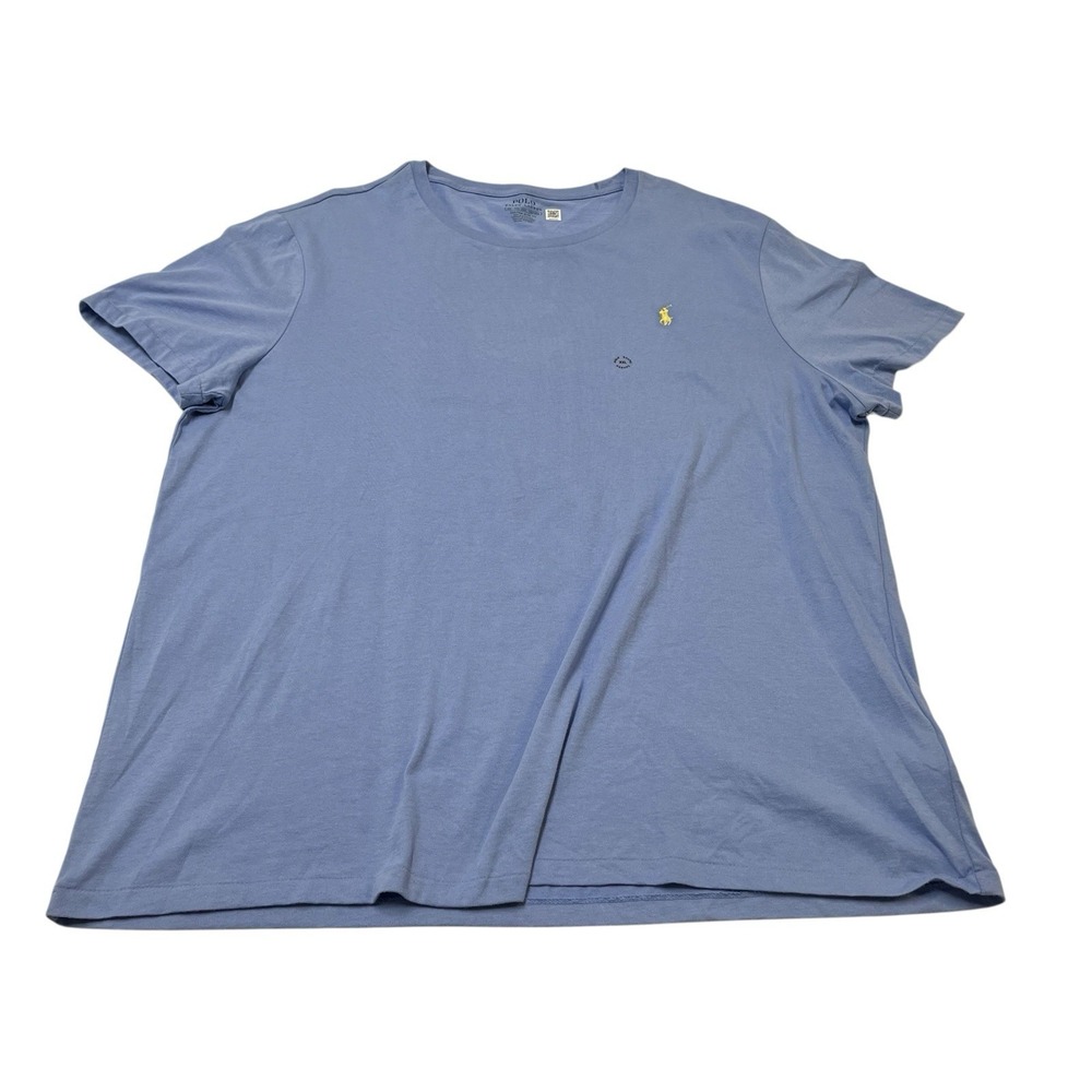 Polo Ralph Lauren Classic T Shirt Blue Pony Embroidered  XXL Preppy Casual‎ Logo
